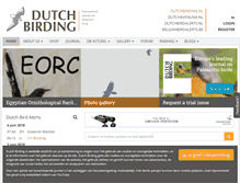 Tablet Screenshot of dutchbirding.nl